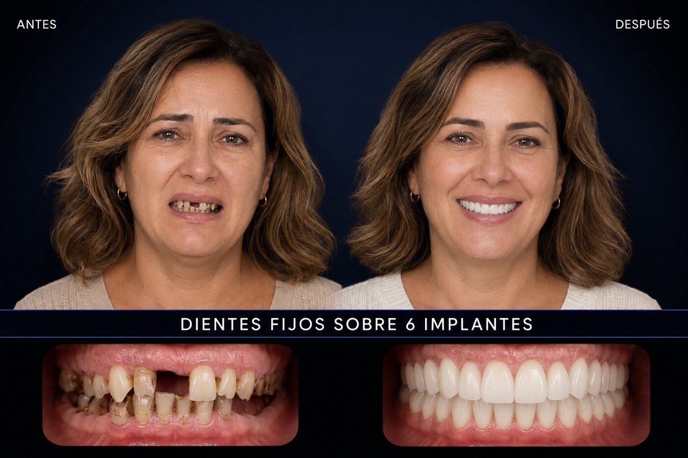 Antes y después — All-on-6